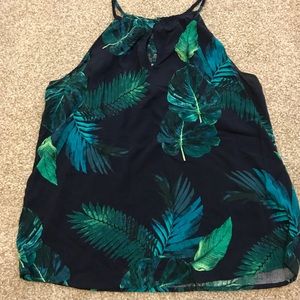 NWOT tropical tank top